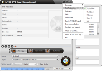 ImTOO DVD Copy Express screenshot 2