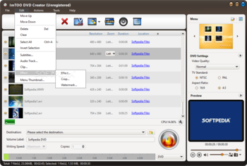 ImTOO DVD Creator screenshot 2