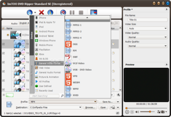 ImTOO DVD Ripper Standard SE screenshot 2