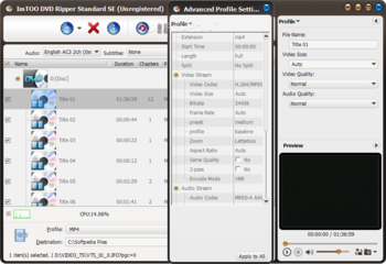 ImTOO DVD Ripper Standard SE screenshot 4