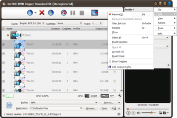 ImTOO DVD Ripper Standard SE screenshot 5