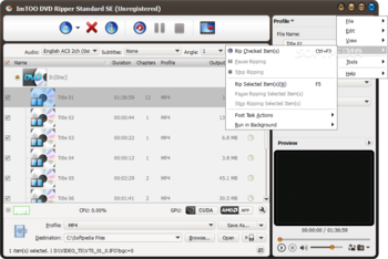 ImTOO DVD Ripper Standard SE screenshot 6