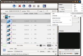 ImTOO DVD Ripper Standard SE screenshot 7