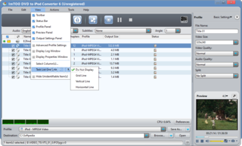 ImTOO DVD to iPod Suite screenshot 3