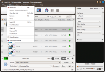 ImTOO DVD to MP4 Suite screenshot 4