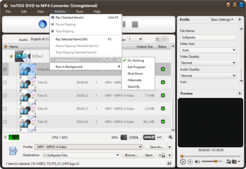 ImTOO DVD to MP4 Suite screenshot 5
