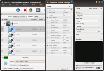 ImTOO DVD to MP4 Suite screenshot 7