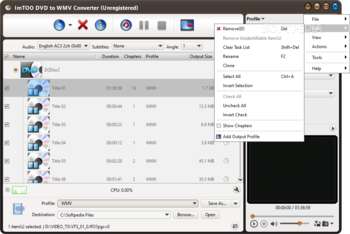ImTOO DVD to WMV Converter screenshot 4