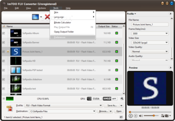 ImTOO FLV Converter screenshot 5