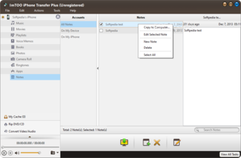 ImTOO iPhone Transfer Plus screenshot 8