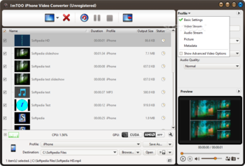 ImTOO iPhone Video Converter screenshot 4