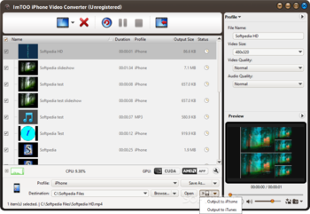 ImTOO iPhone Video Converter screenshot 7