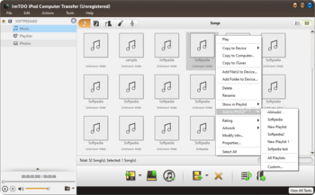 ImTOO iPod Computer Transfer screenshot 2