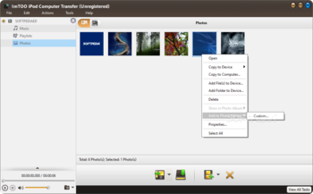 ImTOO iPod Computer Transfer screenshot 4