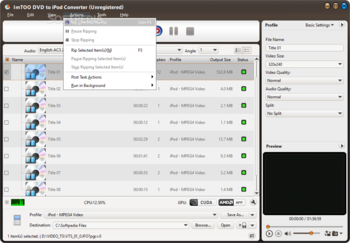 ImTOO iPod Software Pack screenshot 5