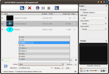 ImTOO MOV Converter screenshot 2