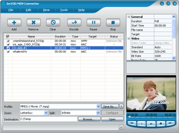ImTOO MOV Converter screenshot 3