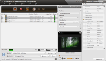 ImTOO MOV to MP4 Converter screenshot 4