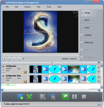 ImTOO Movie Maker screenshot