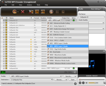 ImTOO MP3 Encoder screenshot 2