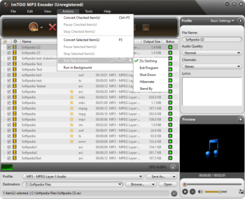 ImTOO MP3 Encoder screenshot 4