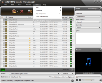 ImTOO MP3 Encoder screenshot 5