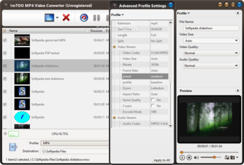 ImTOO MP4 Video Converter screenshot 3