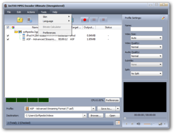 ImTOO MPEG Encoder Ultimate screenshot 9
