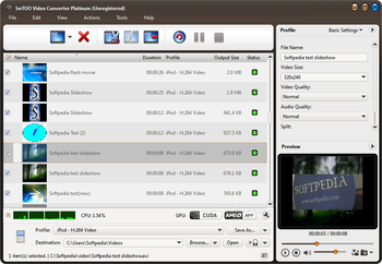 ImTOO Video Converter Platinum screenshot