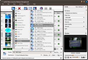 ImTOO Video Converter Platinum screenshot 2