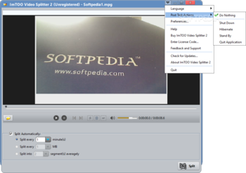 ImTOO Video Splitter screenshot 2