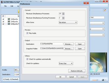 ImTOO Video to Audio Converter screenshot 2