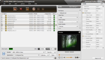 ImTOO WMV MP4 Converter screenshot 3