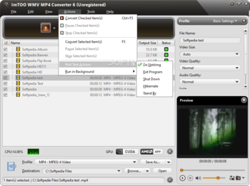 ImTOO WMV MP4 Converter screenshot 5