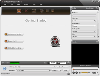 ImTOO XviD Converter screenshot