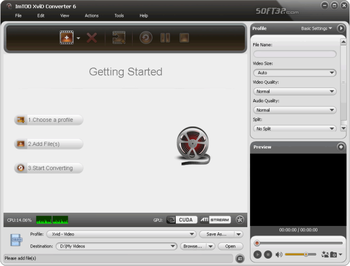 ImTOO XviD Converter screenshot 2