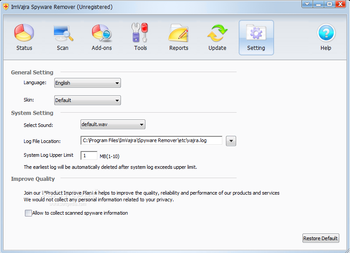 ImVajra Spyware Remover screenshot 11