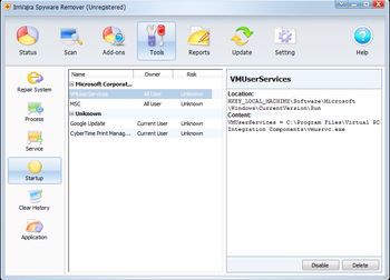 ImVajra Spyware Remover screenshot 7