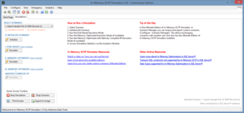 In-Memory OLTP Simulator screenshot