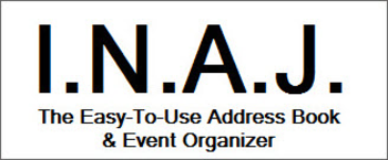 INAJ: The Easy-To-Use Address Book & Event Planner screenshot 2