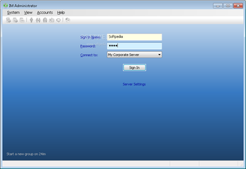 Inbit Messenger Server screenshot