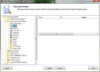 Inbox Repair Tool for PST screenshot 3