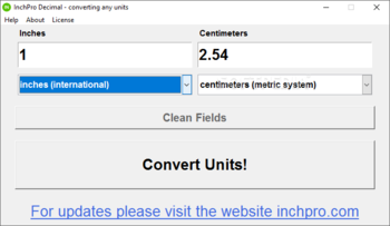 InchPro Decimal screenshot