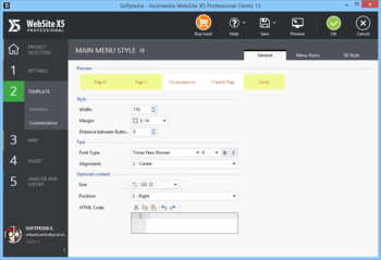 Incomedia WebSite X5 Professional screenshot 11