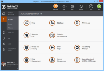 Incomedia WebSite X5 Professional screenshot 3