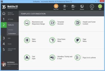 Incomedia WebSite X5 Professional screenshot 7