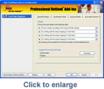 Incoming Mail Organizer for for Outlook 2003/Outlook 2002/Outlook 2000 screenshot