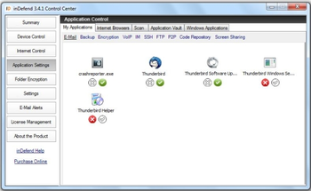 inDefend Internet Security screenshot