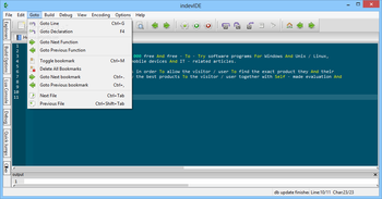 indevIDE screenshot 3