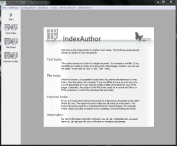 Index Author screenshot